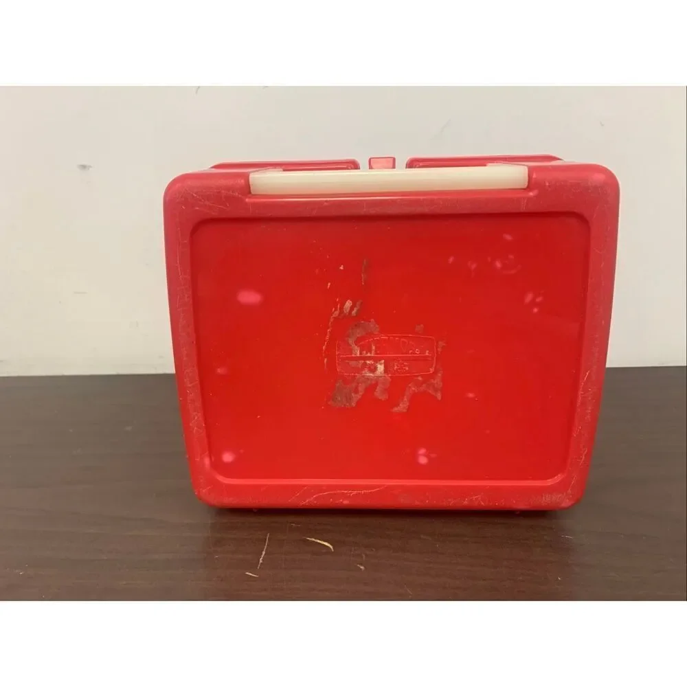 Vintage 1995 The Amazing Spider-Man Red Plastic Lunchbox Only
